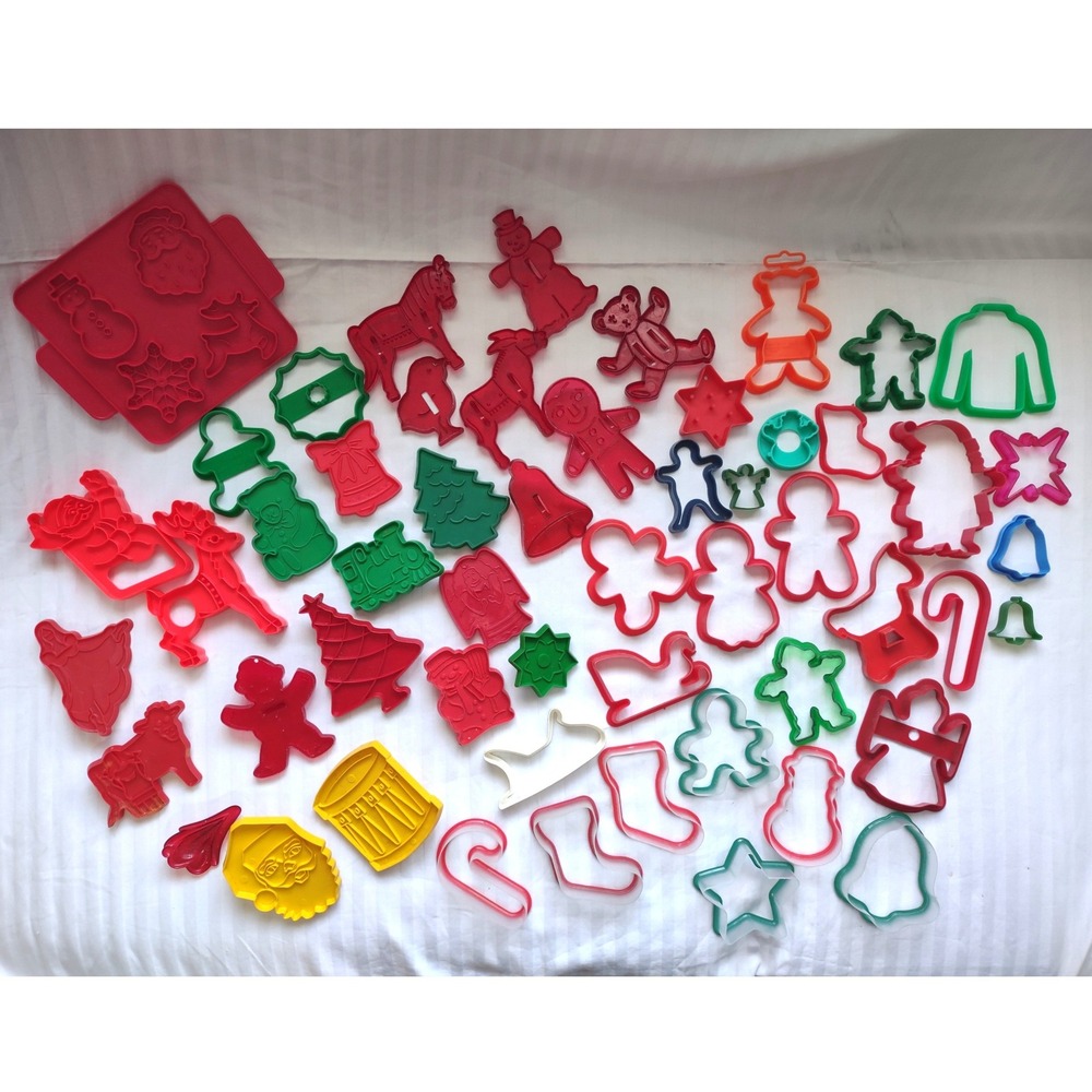 50+ Christmas Cookie Cutters Lot#5 Many Vintage‎